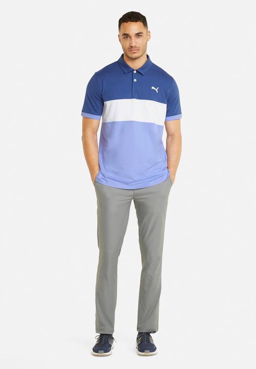PUMA - Cloudspun highway polo - blazing blue-lavendar pop
