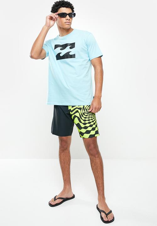 Billabong  - Team wave short sleeve - washed blue