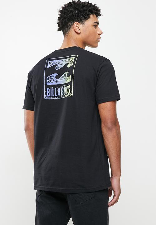 Billabong  - Crayon wave short sleeve - black