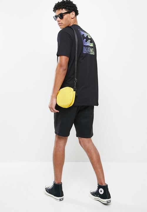 Billabong  - Crayon wave short sleeve - black