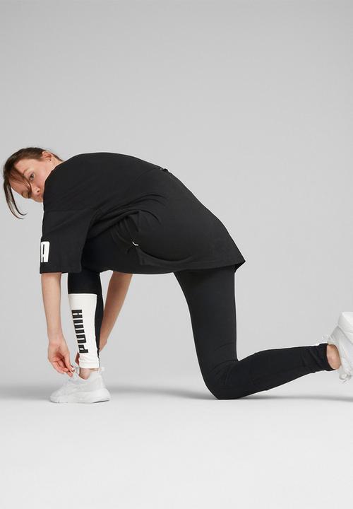 PUMA - Puma power colorblock leggings - puma black