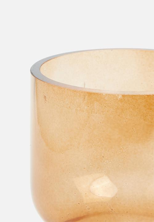 H&S - Nordic vase - amber