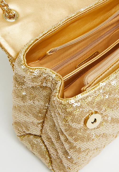 SISSY BOY - Sequin bag - gold