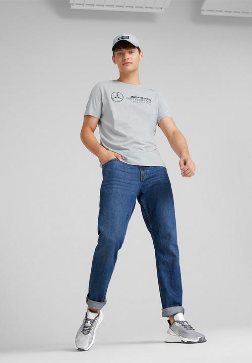 PUMA - Mercedes-AMG Petronas MS F1 ess logo tee - mercedes team silver