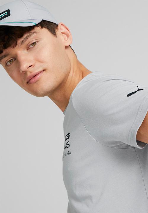 PUMA - Mercedes-AMG Petronas MS F1 ess logo tee - mercedes team silver