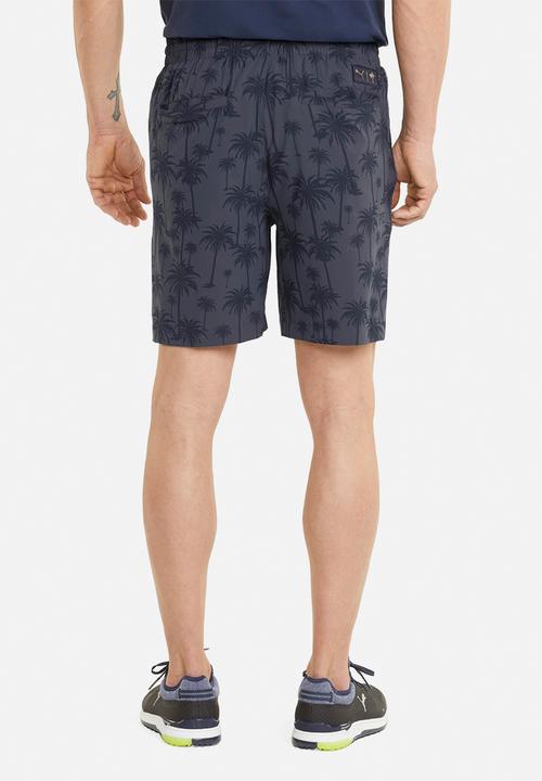PUMA - PUMA x Palm Tree Crew Palm Golf Shorts - navy blazer