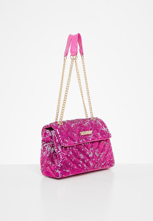 SISSY BOY - Sequin bag - pink