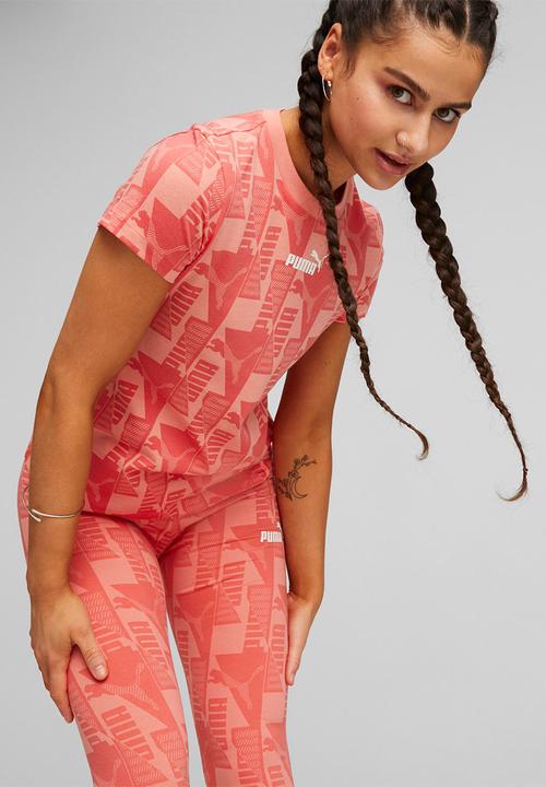 PUMA - Puma power aop tee - salmon
