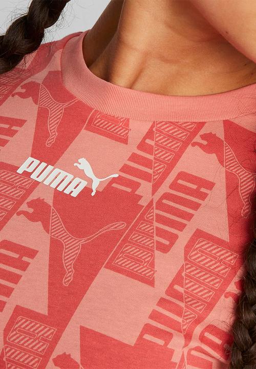 PUMA - Puma power aop tee - salmon