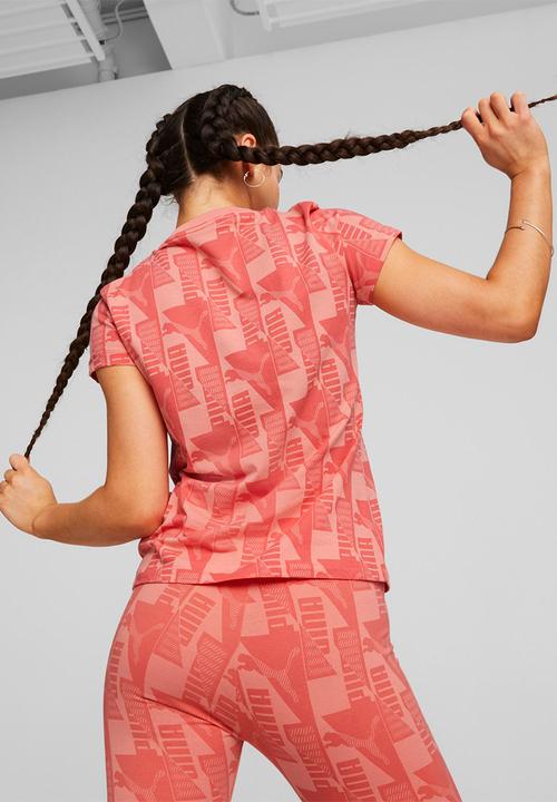 PUMA - Puma power aop tee - salmon