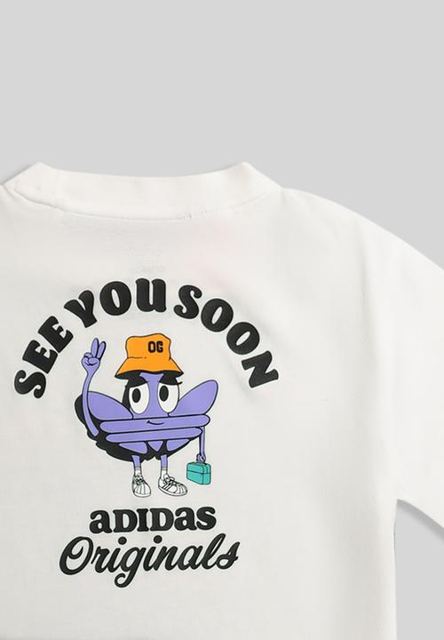 adidas Originals - Short tee set - white & black