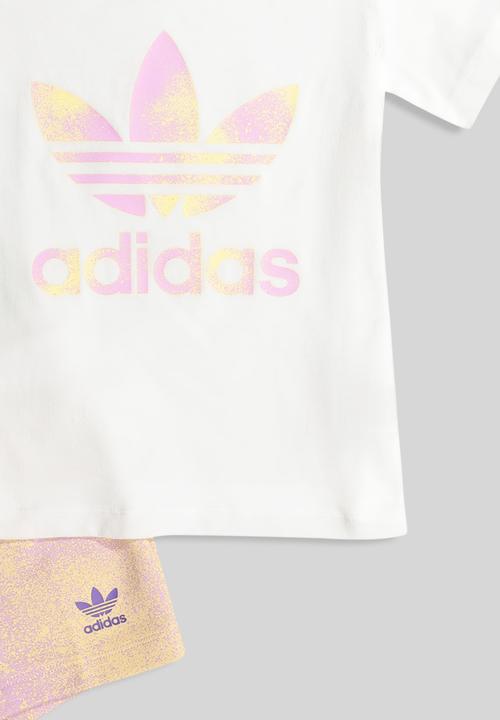 adidas Originals - Short tee set - white