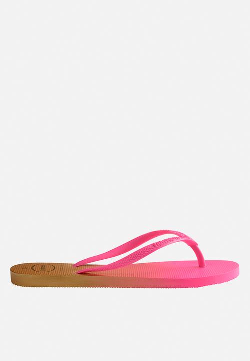 Havaianas - Slim gradient - white/pink flux