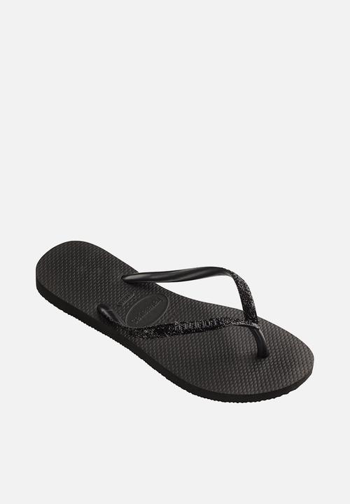 Havaianas - Slim glitter ii - black & dark grey