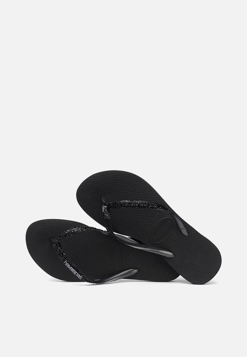 Havaianas - Slim glitter ii - black & dark grey