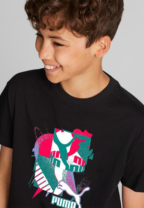 PUMA - Fandom tee b - puma black