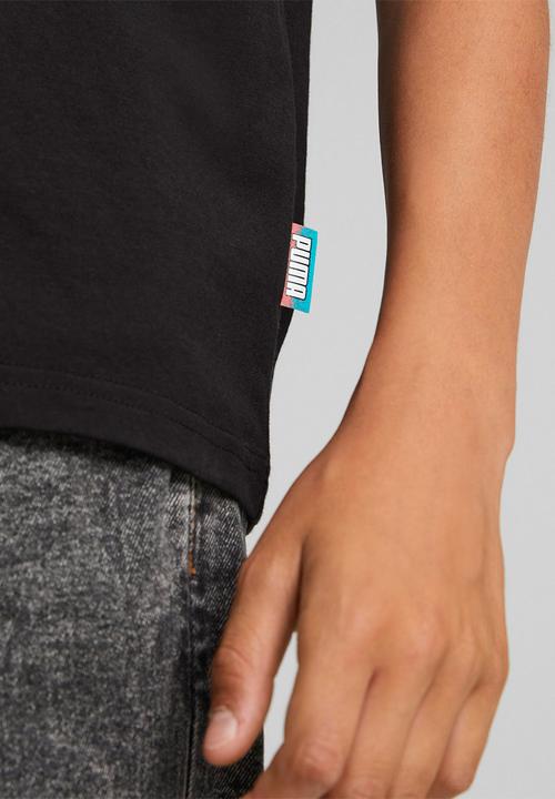 PUMA - Fandom tee b - puma black