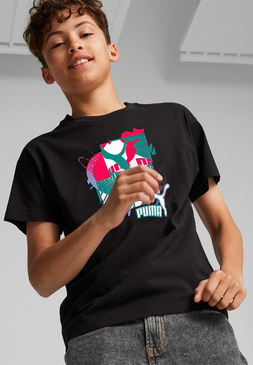 PUMA - Fandom tee b - puma black