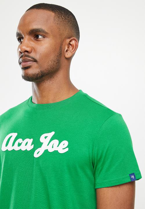 Aca Joe - Aca joe applique T-shirt - amazon green