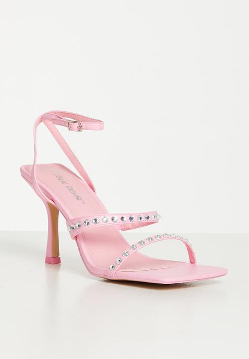Public Desire - Leni stiletto heel - pink diamante pu
