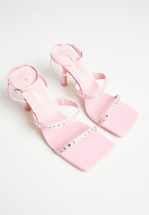 Public Desire - Leni stiletto heel - pink diamante pu