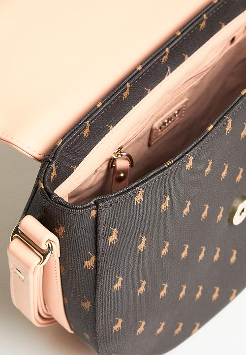 POLO - Chelsea flapover saddle crossbody bag - brown