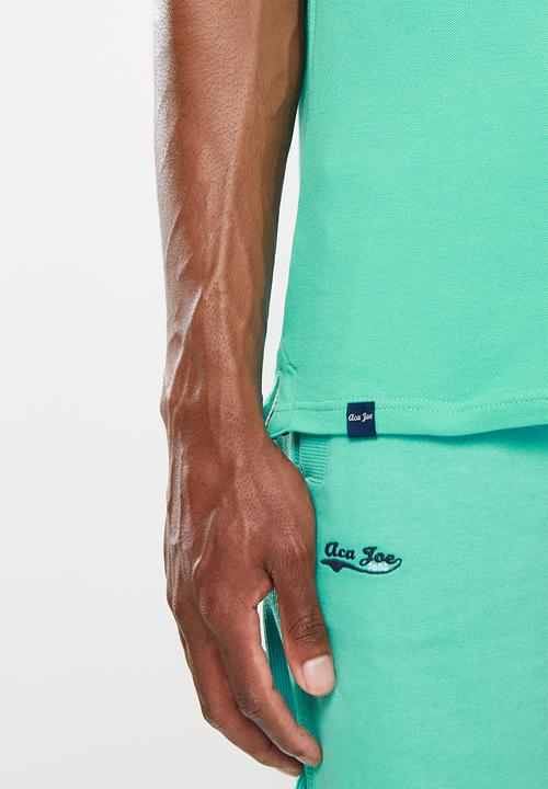 Aca Joe - Aca joe rib panel shoulder golfer - mint