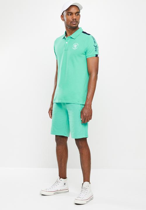 Aca Joe - Aca joe rib panel shoulder golfer - mint