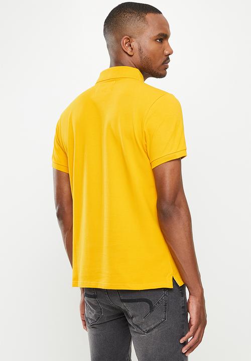 Aca Joe - Aca joe small logo embroidery golfer - gold