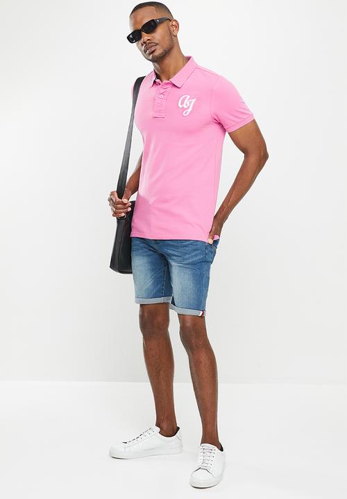 Aca Joe - Aca joe big logo sustainable golfer - mauve