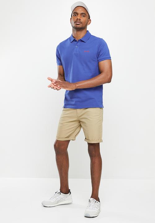 Aca Joe - Aca joe small logo embroidery golfer - blue