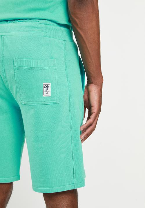 Aca Joe - Aca joe unbrushed fleece elasticated short - mint