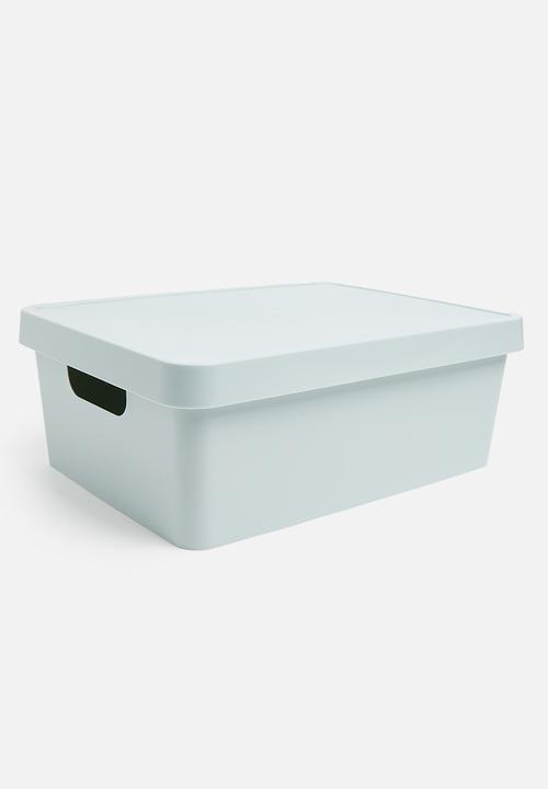 Storage Solutions - Stack storage box with lid - powder