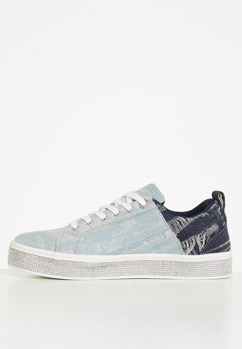 SISSY BOY - Denim drip sneaker - denim