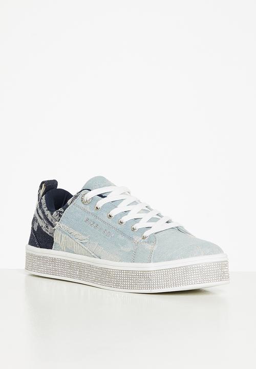 SISSY BOY - Denim drip sneaker - denim