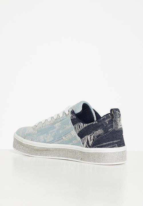 SISSY BOY - Denim drip sneaker - denim