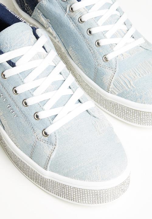 SISSY BOY - Denim drip sneaker - denim
