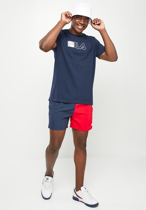 FILA - Mono grant T-shirt - peacoat