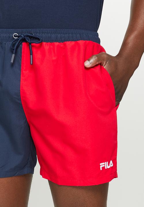 FILA - Phoenix shorts - peacoat & chinese red