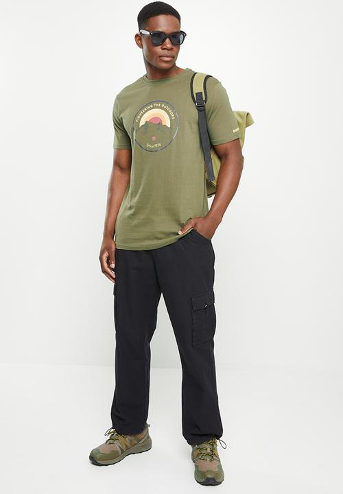 Hi-Tec - Men's pioneer tee - burnt olive