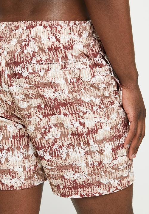 Hi-Tec - Men's splatter swim short - cuppucino