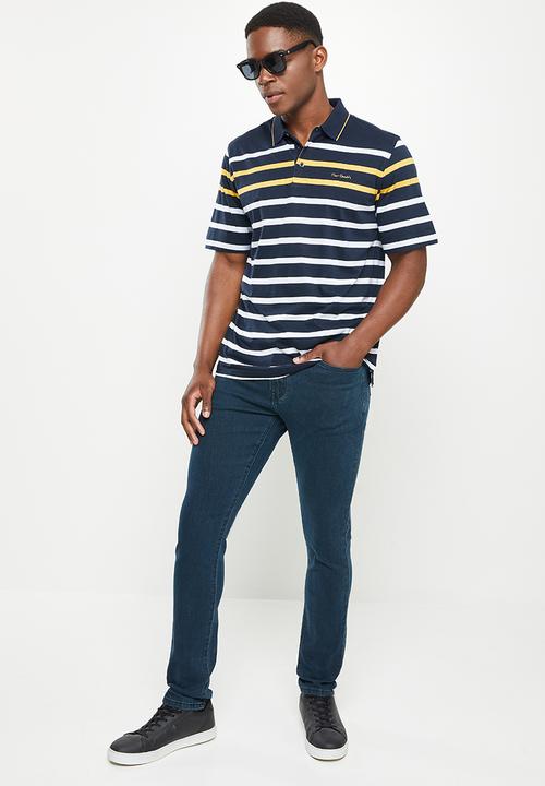 Pierre Cardin - Merc 300 mercerized golfer - navy