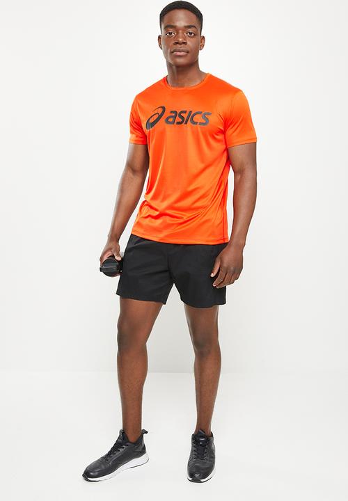 ASICS - Core asics top - cherry tomato & performance black