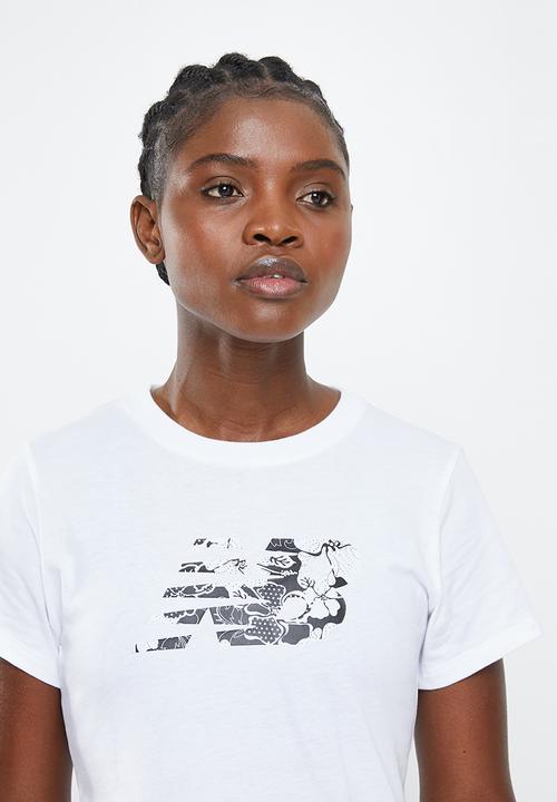 New Balance  - Classics fill tee - white