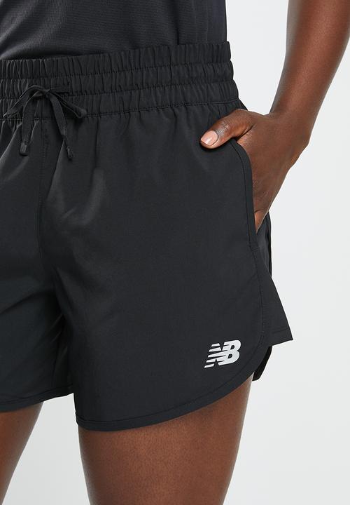 New Balance  - Core run 5in short - black