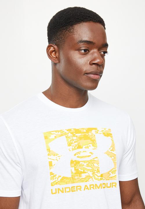 Under Armour - Ua abc camo boxed logo short sleeve - white