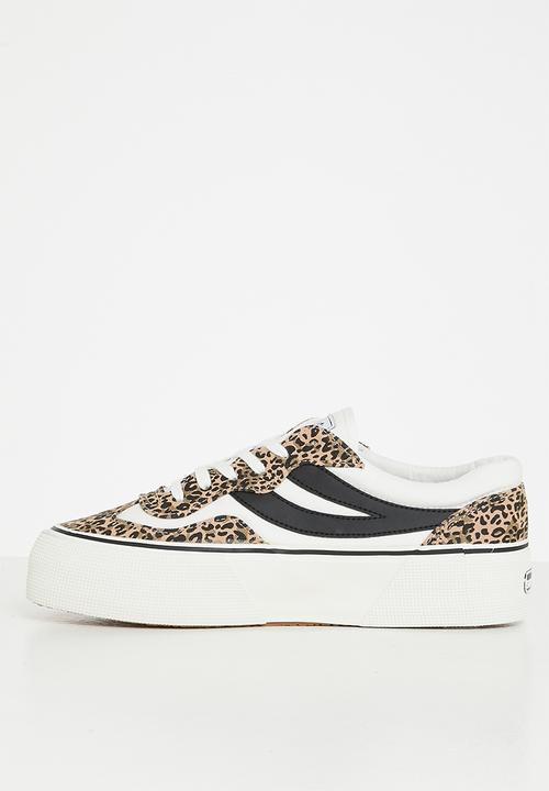 SUPERGA - S8122qw - a5v white avorio micro leopard