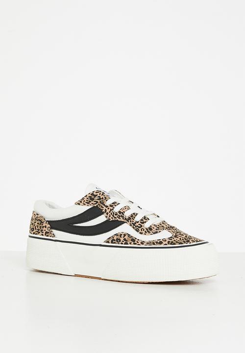 SUPERGA - S8122qw - a5v white avorio micro leopard