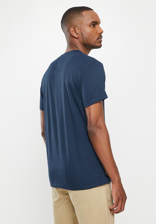 Aca Joe - Aca joe crew tee short sleeve - dress blue