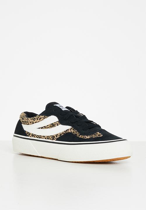 SUPERGA - S8122pw - a5u black micro leopard